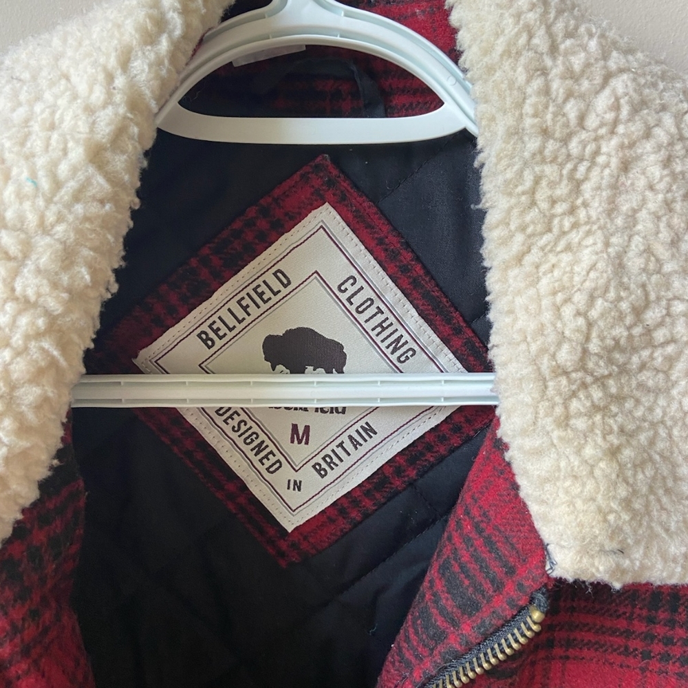 Plaid bomber jacket M - Picture 4 of 7